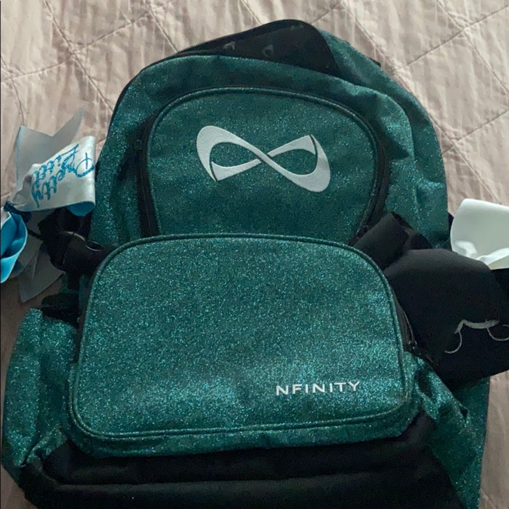 Nfinity Sparkle Emerald Green Cheer Backpack